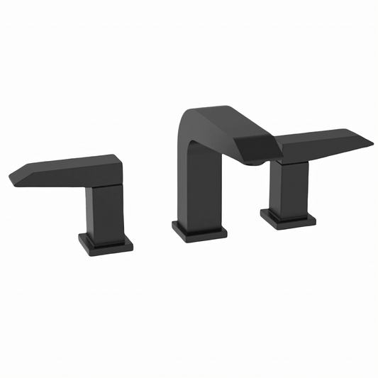 Cask 3-Hole Vanity Faucet in Matte Black