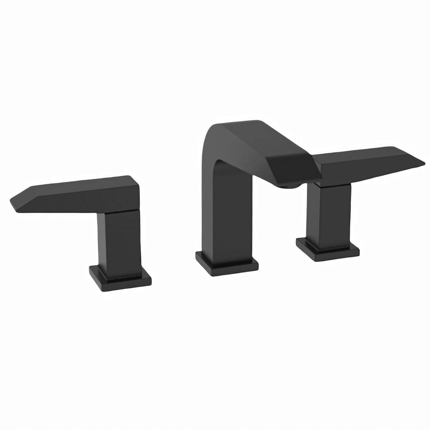 2 Pack Cask 3 Hole Vanity Faucet in Matte Black