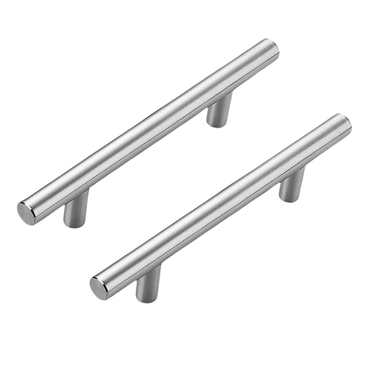 Cherry Hill Drawer Pulls 6" In Satin Aluminum 10 pack