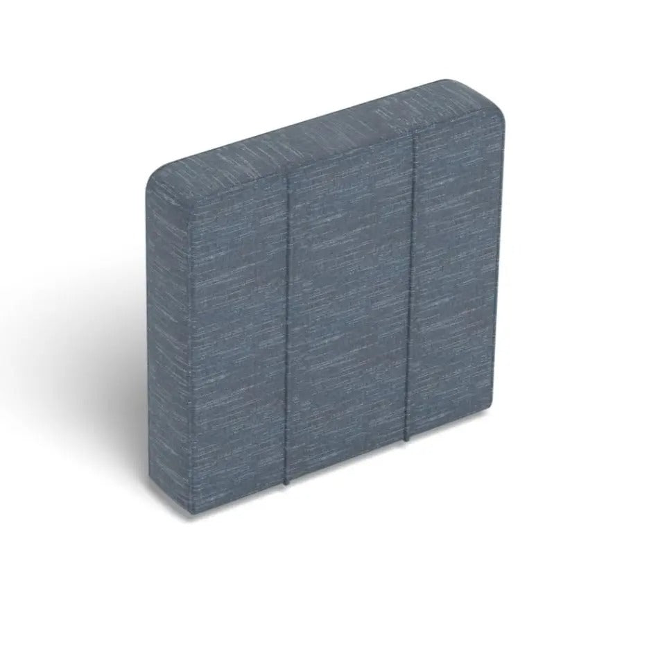 Vintage Blue Chenille Lovesoft Sactional Couch by Lovesac